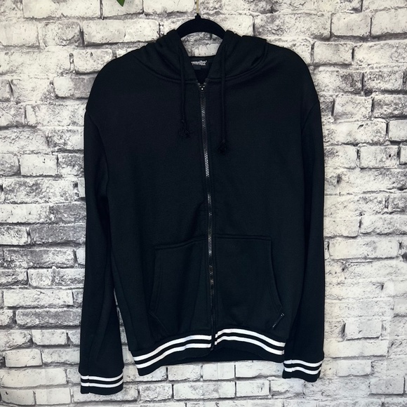 Jagermeister Black Zip-Up Hoodie Size M - Picture 3 of 10